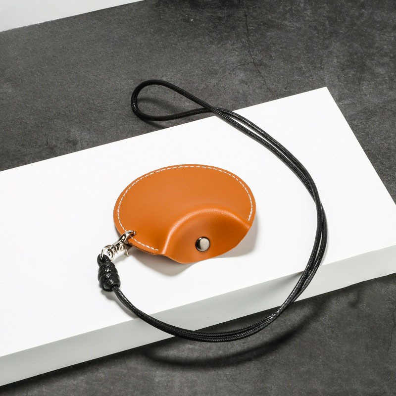 Creative Hanging Neck Portable Bluetooth Headset Storage Bag PU Leather Coin Small Objects Multi-functional Storage Bag