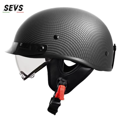 Motosiklet kaskı (dəbilqə) — scoop helmet - yacarbon-transparent-m