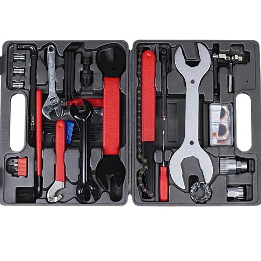 自行车工具箱套装修车维修山地车工具包 工具箱配件