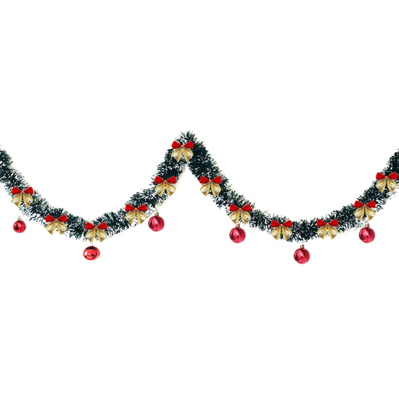 New 2m Dark Green White-Edged Tinsel Green Christmas Cross-Border Decoration Holiday Garland Snowflake Tinsel New 2m Dark Green White-Edged Tinsel Green Christmas Cross-Border Decoration Holiday Garland Snowflake Tinsel