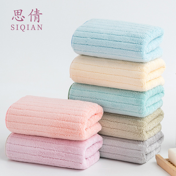 Coral thin fashionable towel