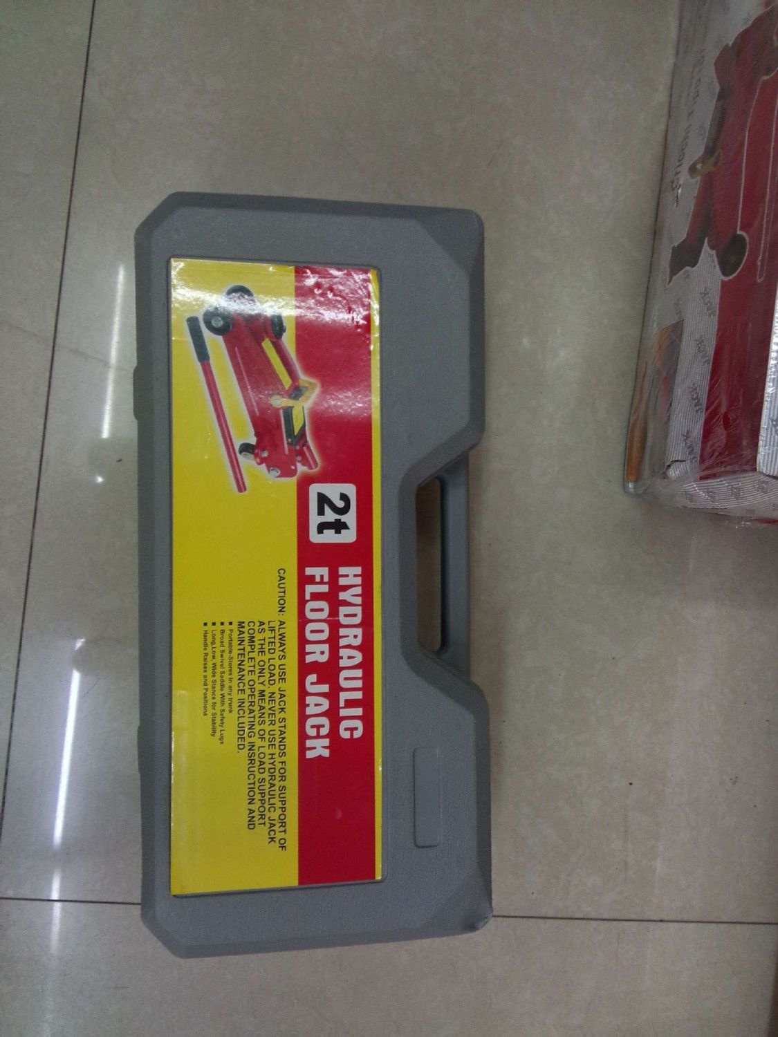 New horizontal jack 2T horizontal jack car car 2 tons hydraulic hydraulic jack wheel car