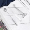 Silver three-piece candle tool set (with candle bell)