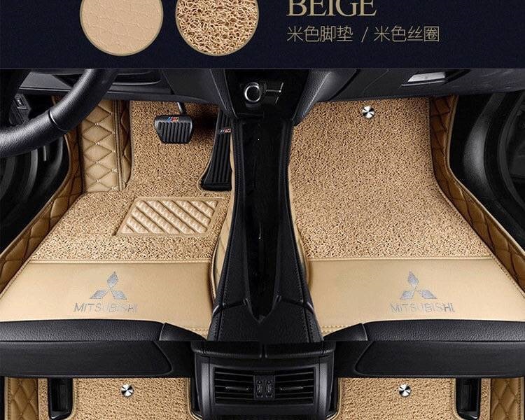 Suitable for Mitsubishi Outlander, Eclipse Cross, Pajero, right-hand drive Lancer, Galant, and Junge full-coverage car floor mats