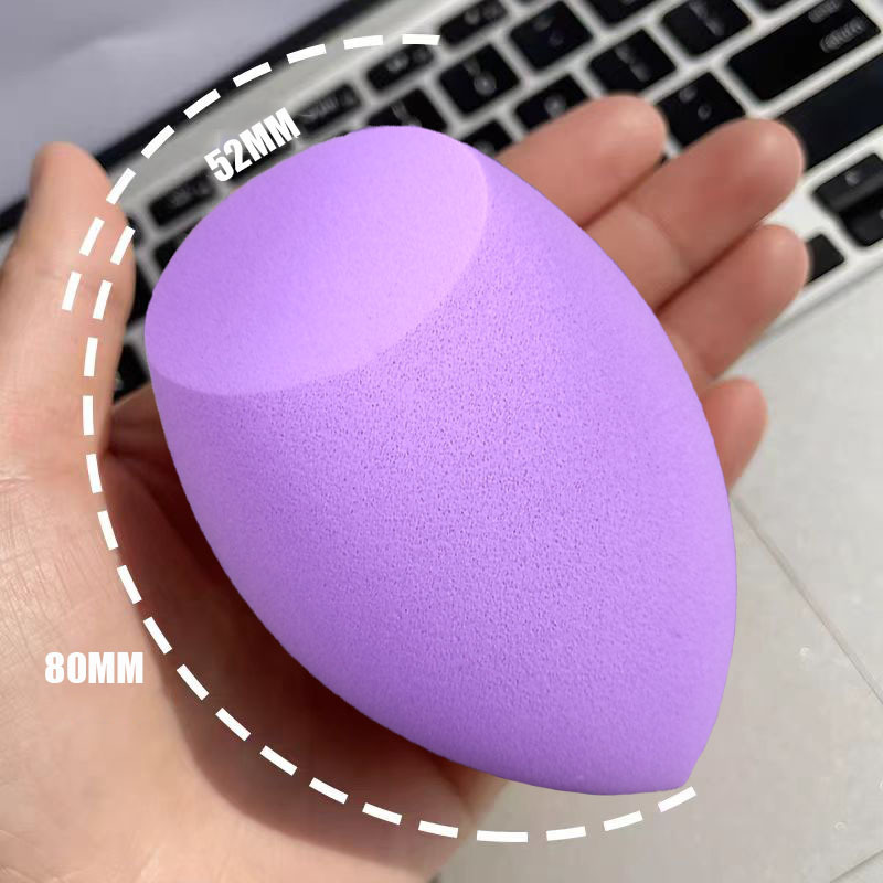 巨无霸斜切美妆蛋大号化妆海绵干湿两用泡水变大彩妆蛋粉底液美妆