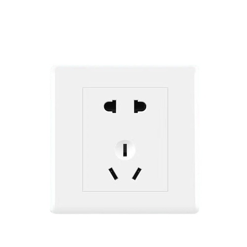 Manufacturer wholesale white engineering switch wall socket 86 type wall switch socket five holes one open double control five holes