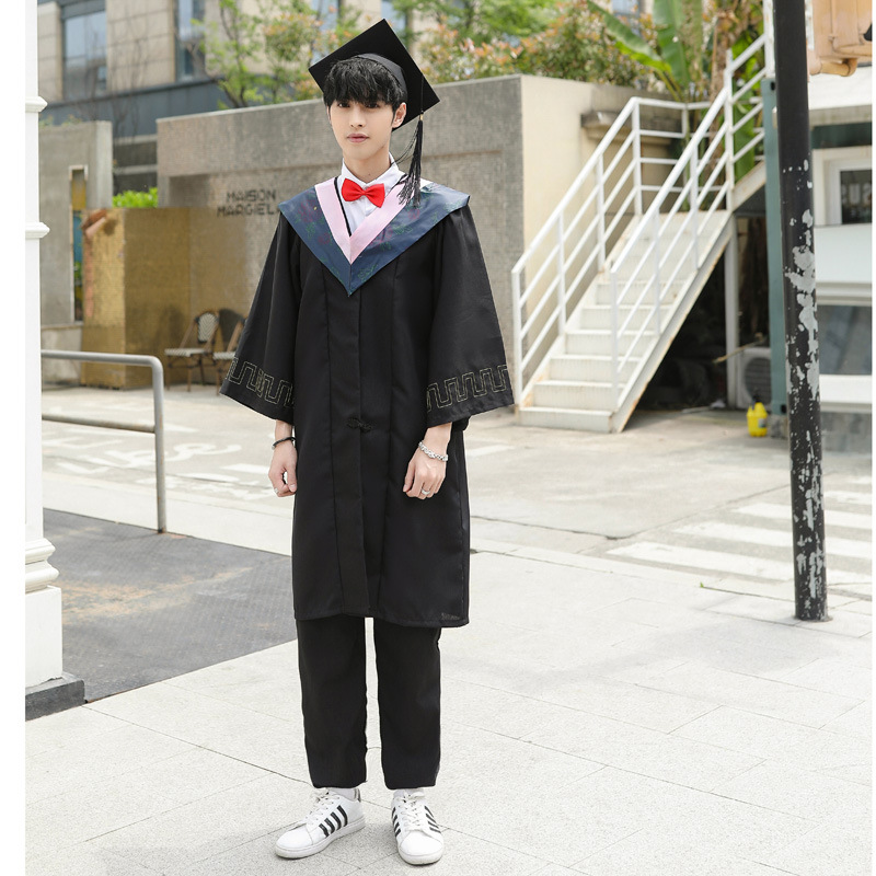 학위 학사 의류 졸업 원피스 대학생 남녀 대학 바람 공학 학부 박사 송 ZHIHE