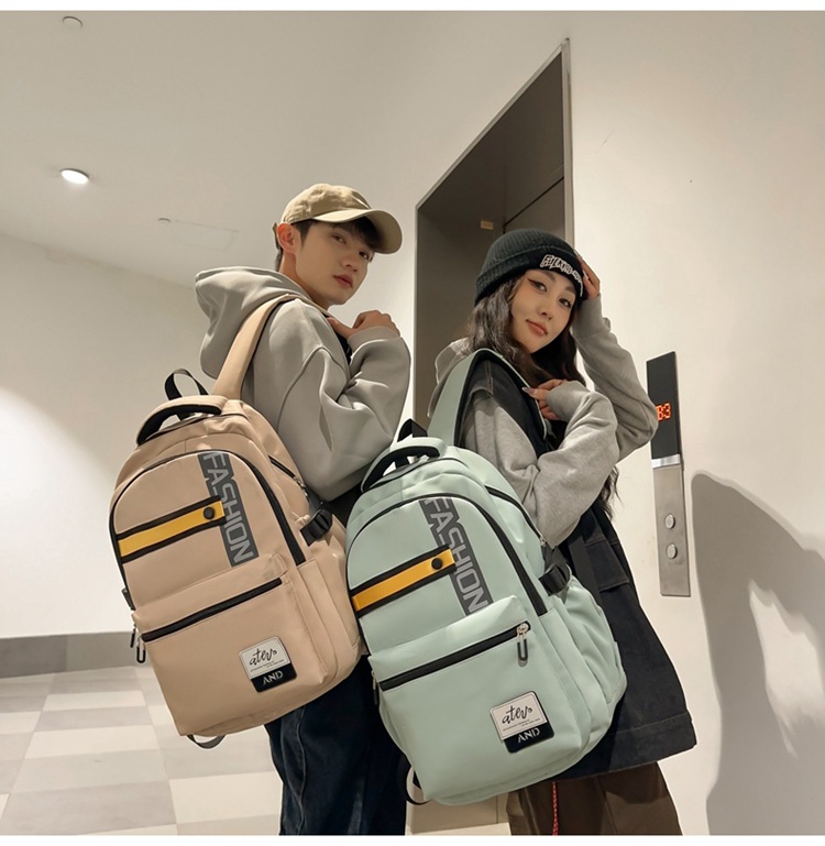 Kids Backpacks New Fashion Trend Backpack Large Capacity Outdoor Leisure Travel Bag Computer Bag Men's Backpack Student Schoolbag_voghion.com