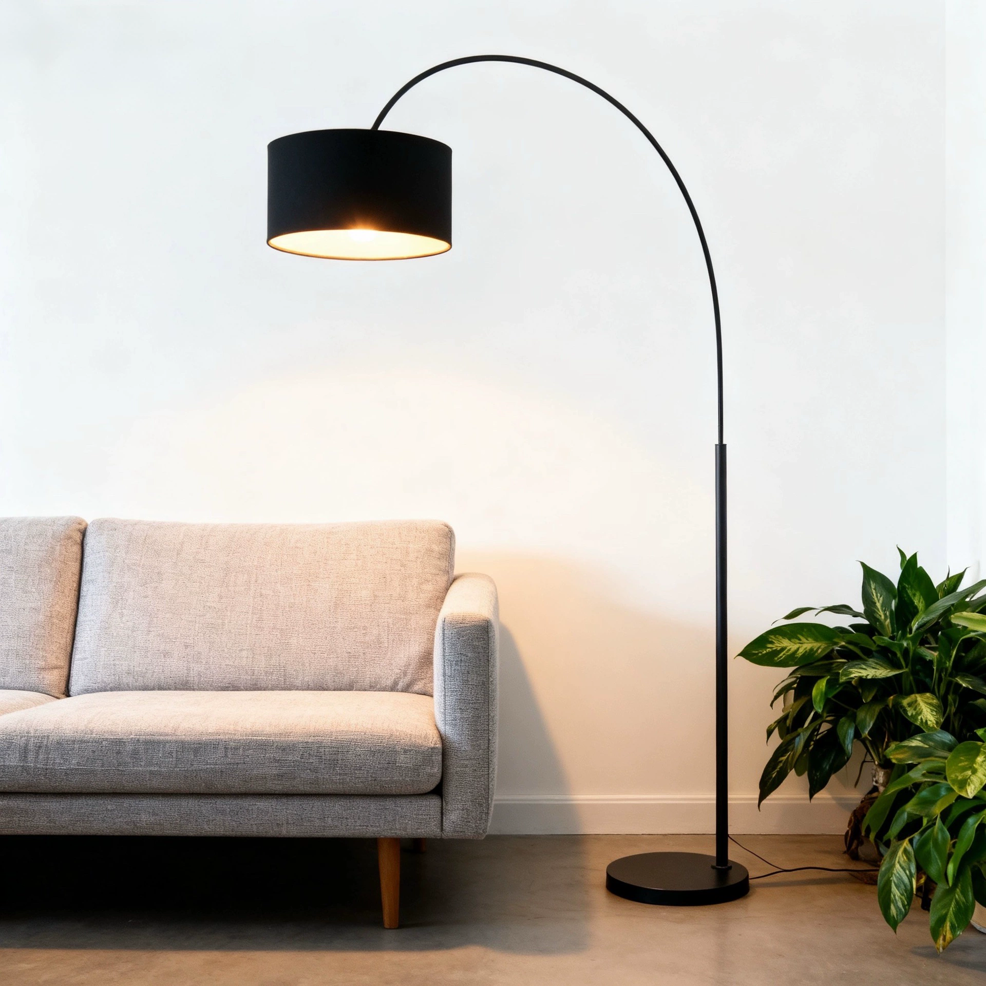 Лампа настольная Piano-arc, защита глаз LED, регулируемая мощность 6–18W, гостиная и спальная комната