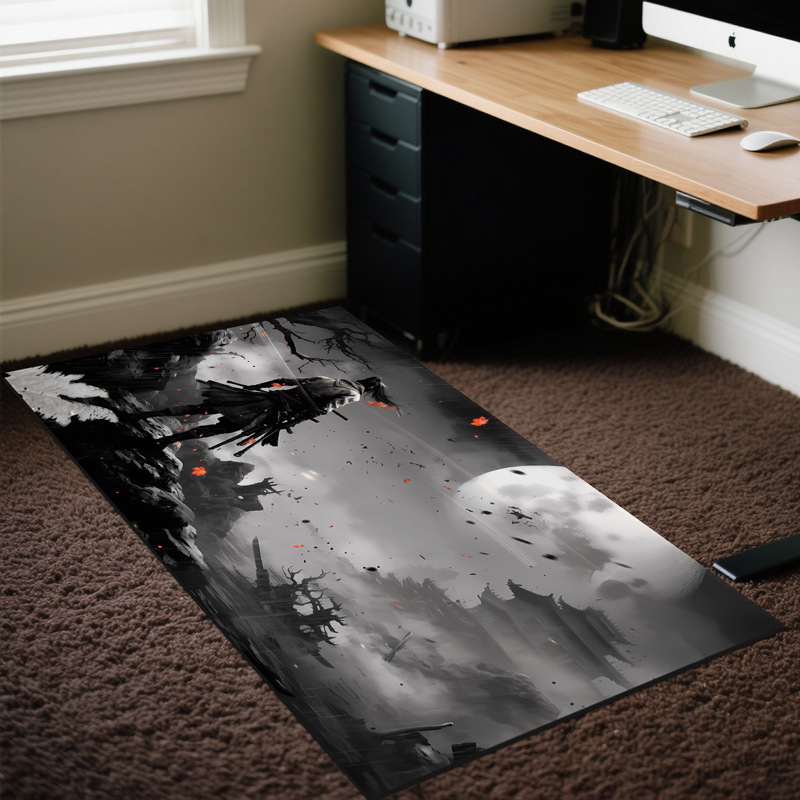 卫生间地垫大尺寸可裁剪浴室门口硅藻泥吸水速干防滑干湿分离脚垫