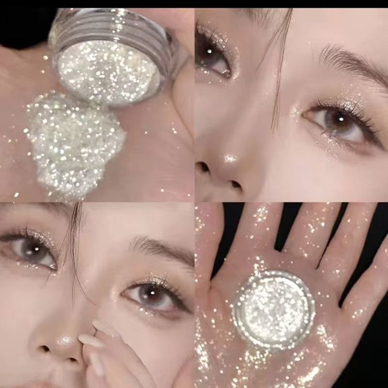 爆闪亮晶晶仙女魔尘粉高光粉提亮闪光蹦迪粉拍拍粉银河细闪提亮闪