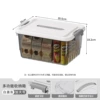 Upgraded model - white cover and gray - extra large size (26*35.5*18.2cm) [transparent and visible + strong load-bearing]
