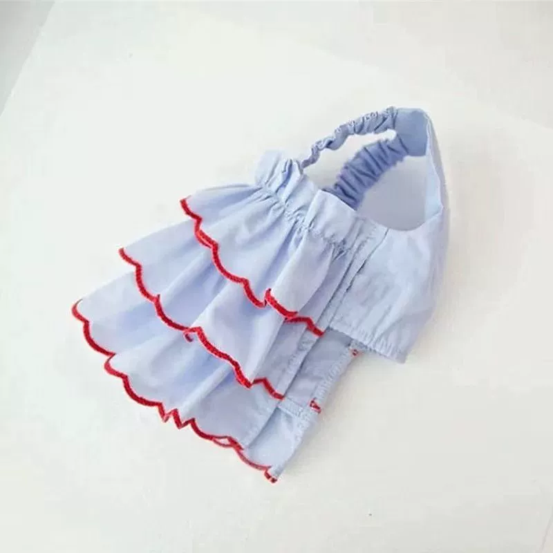 Летнее тонкое платье принцессы для домашних животных, платье для Тедди Бишон, померанский корги, кошачье платье, одежда для собак, принадлежности