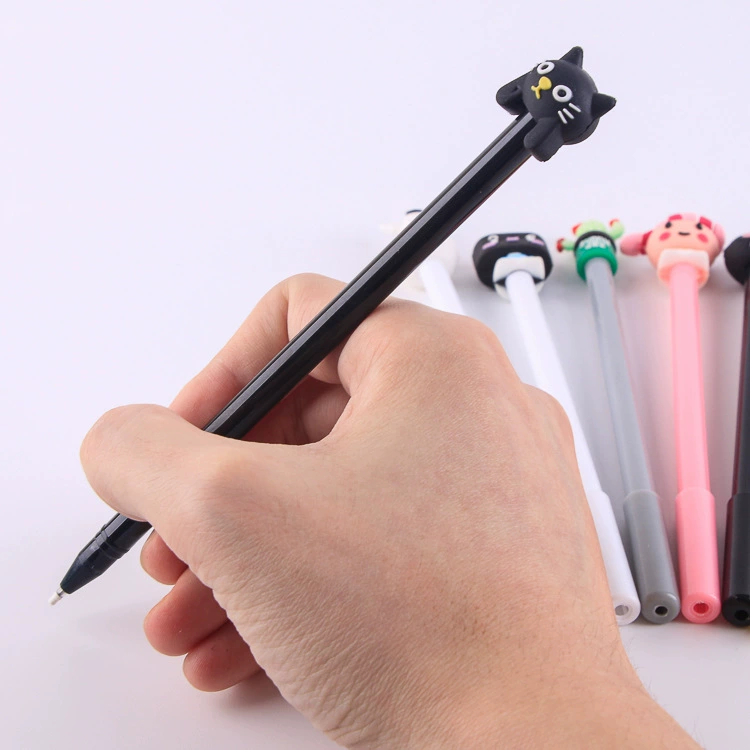 Three dimensional cute rollerball pen for elementary school students, cartoon ballpoint pen
