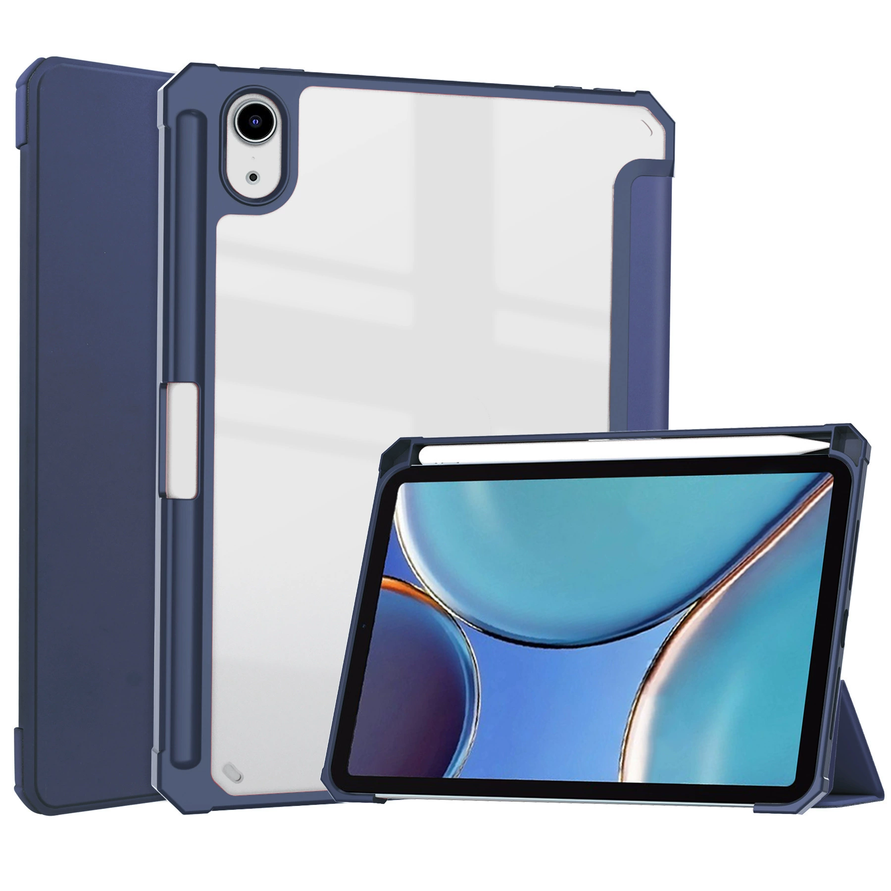 Защитный чехол (Apple iPad mini6, 10.2, Air5/4, Pro 11) — акриловая полоса, Groove-щельbrush, slim