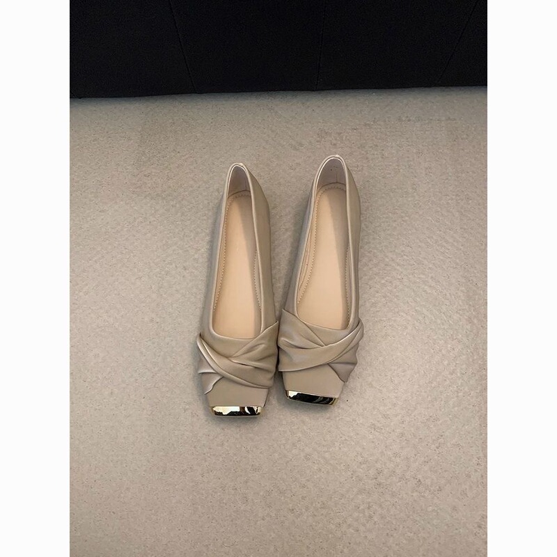 2025 Autumn New Design Square-Toe Flat Shoes, Gentle Evening Breeze Low-Heeled Single Shoes for Women, Elegant Grandma Shoes to Match Skirts 2025 Autumn New Design Square-Toe Flat Shoes, Gentle Evening Breeze Low-Heeled Single Shoes for Women, Elegant Grandma Shoes to Match Skirts