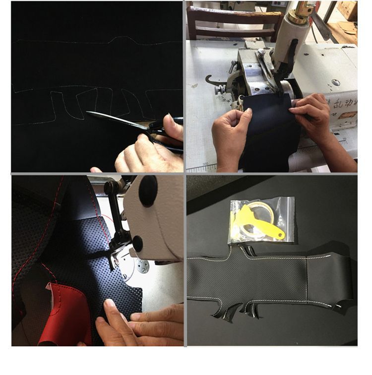 Suitable for Sinotruk Howo Max Hand-Stitched Steering Wheel Cover All-Inclusive Nx Tx350Tx460T7H Haohan N7G Handle Cover