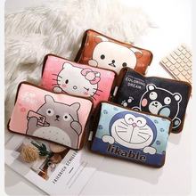 冬季保温充电热水袋暖手宝毛绒卡通丝光电暖宝家用便携式办公室用