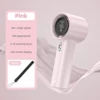 High speed handheld fuchsia air fan