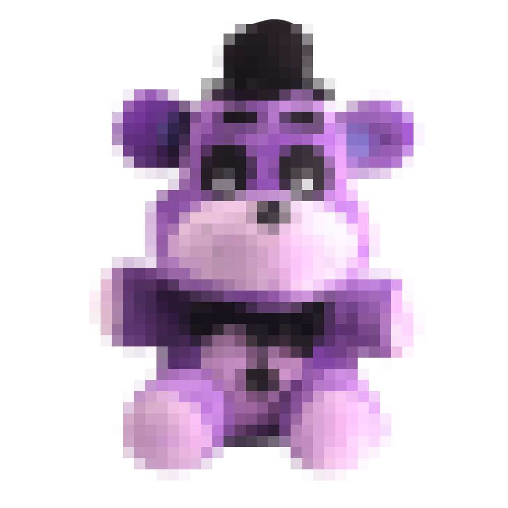 Purple bear / 18cm