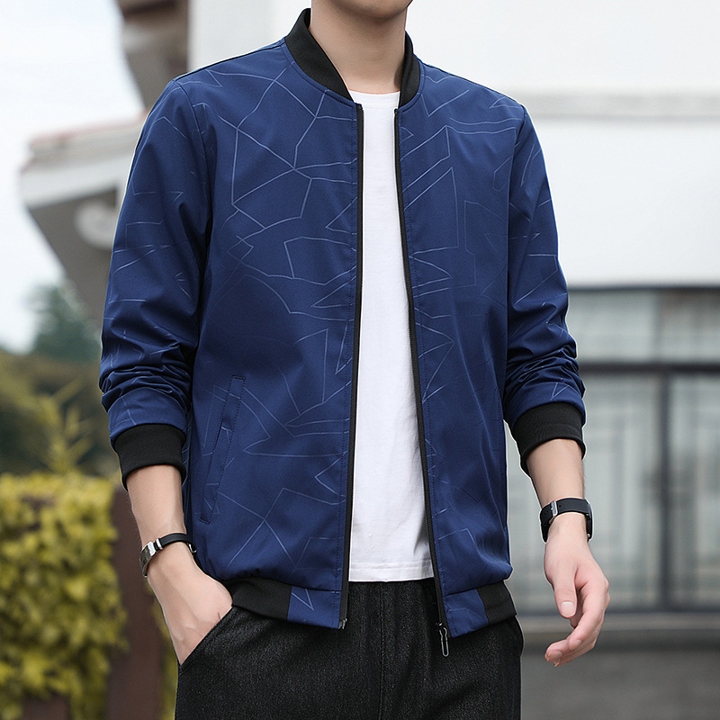 Chaqueta de primavera y otoño para hombre, estilo moderno, novedad 2023, chaqueta fina versátil, informal, talla grande image 1