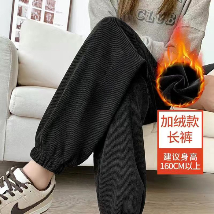 블랙 레깅스 벨벳