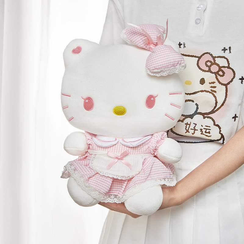hellokitty毛绒公仔可爱凯蒂猫玩偶哈喽kt玩具娃娃女孩生日礼物女|undefined