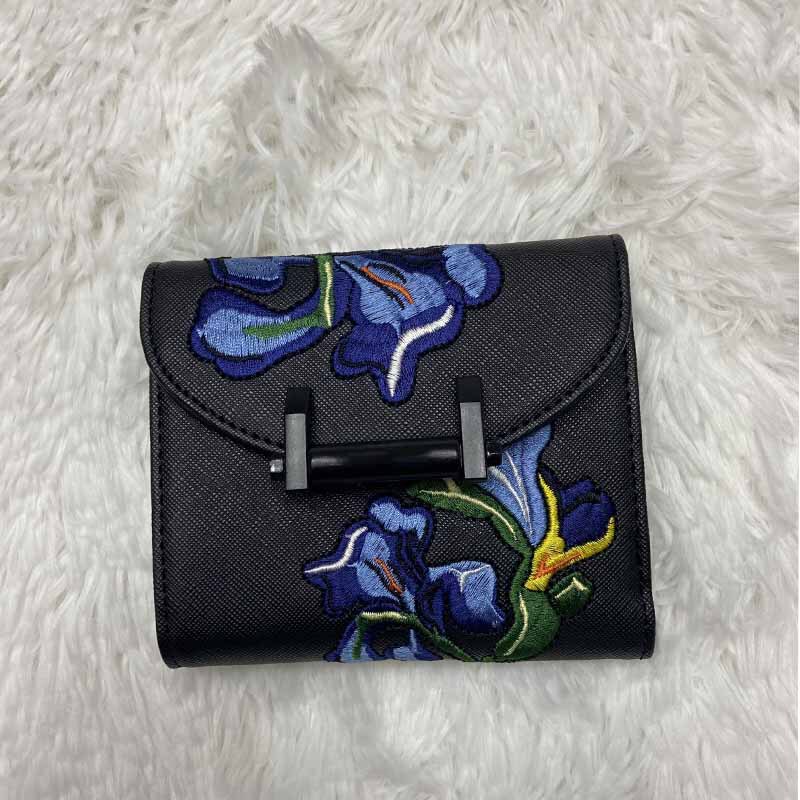 Processing Customized Embroidered Wallets, Classy Embroidered Women's Multifunctional Wallets, Fashionable and Versatile Cross-Border Aliexpress Wholesale