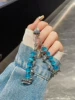 Blue Cat Eye Stone 89#-Suitable for Xiaomi 8Pro bracelet strap+rotor connector