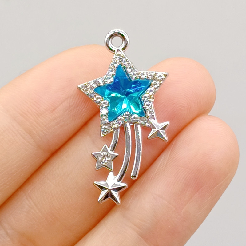 4g Weight Pendant Jewelry Making Type 15-20mm Jewelry Making Size DIY Jewelry Accessories Classification 1 Piece Quantity Alloy Material Clouds, Star, Moon Pattern All Seasons Season Polished Finish Cute, Sweet Style 1 Piece 15-20mm Alloy Clouds Star Moon Polished Pendant DIY Jewelry Accessories 无