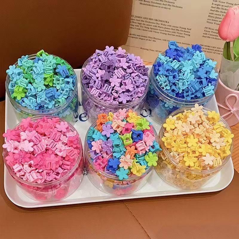 Niños pequeños clip de agarre de color niñas bebé lindas tarjetas de cabello princesa tocado pequeño clip mini clip