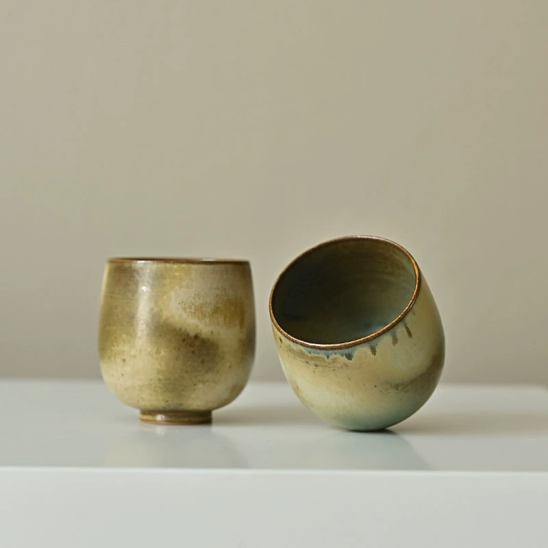 Чашка для чая (Jingdezhen), ручная роспись, чайхуанская печная глазурь, керамическая, ручная работа