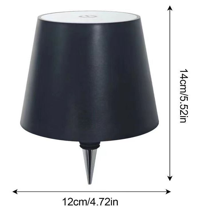 새로운 국경 포인팅 플러그인 레스토랑 바 간단한 움직일 수있는 터치 창조적 인 와인 병 가벼운 분위기 야간 조명