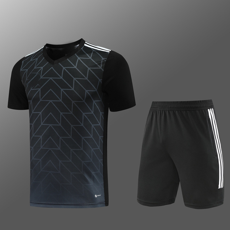 AD pantalones de manga corta con cremallera shortsZipper traje de entrenamiento pantalones fútbol comercio exterior verano trainning