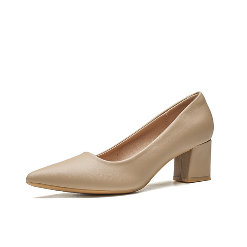 High-heeled work shoes for women  early autumn new style bridesmaid temperament commuting versatile work interviews not tiring feet work shoes