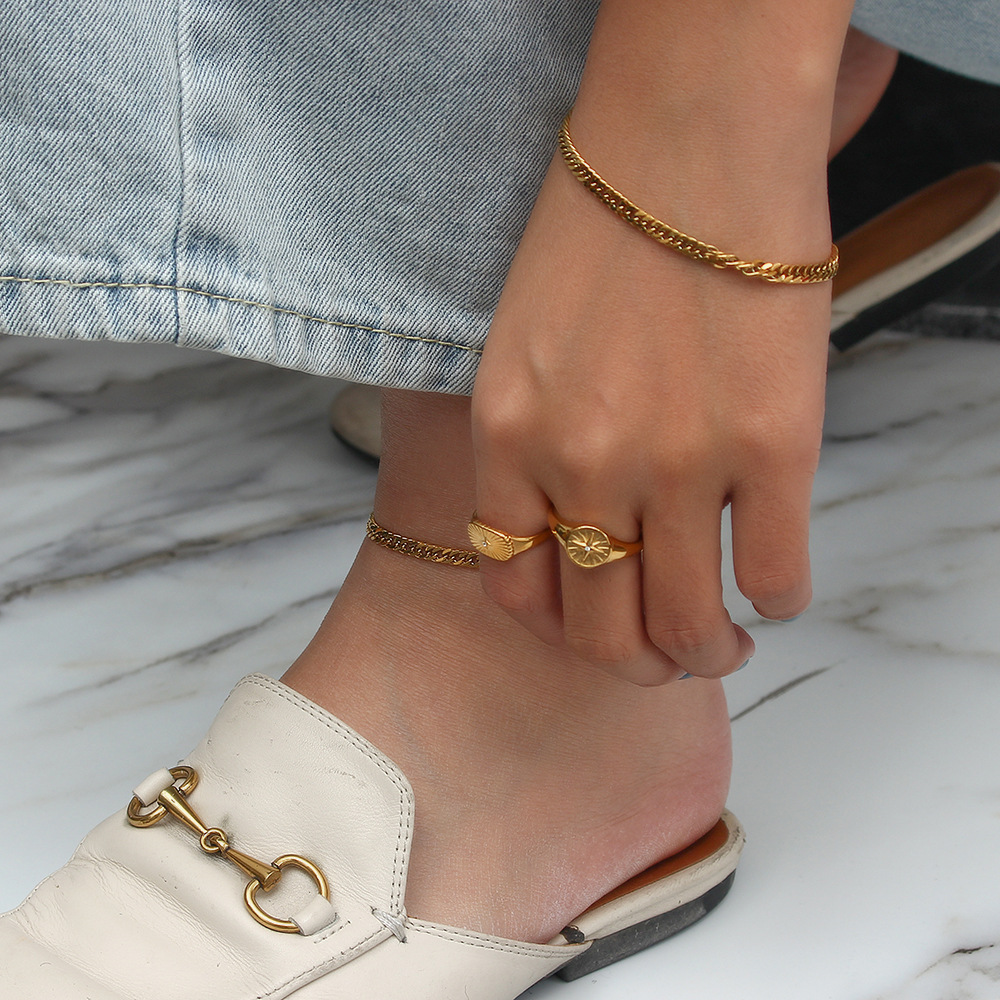 Simple Style Geometric Stainless Steel Necklace Plating Stainless Steel Necklaces