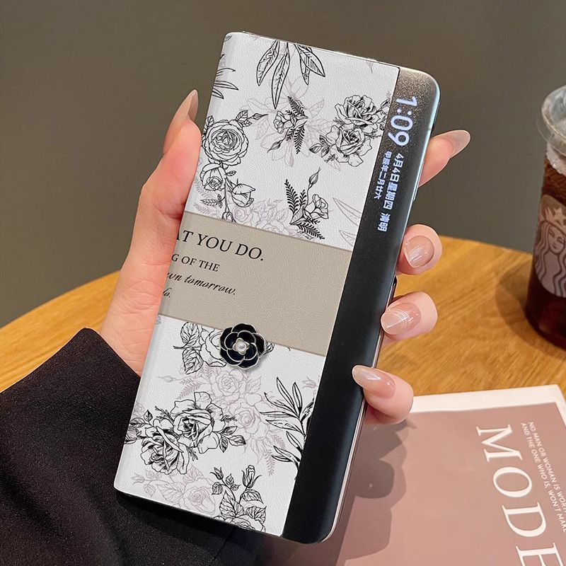 适用华为matex6手机壳新款翻盖皮套x5折叠屏保护套X3典藏版ins风