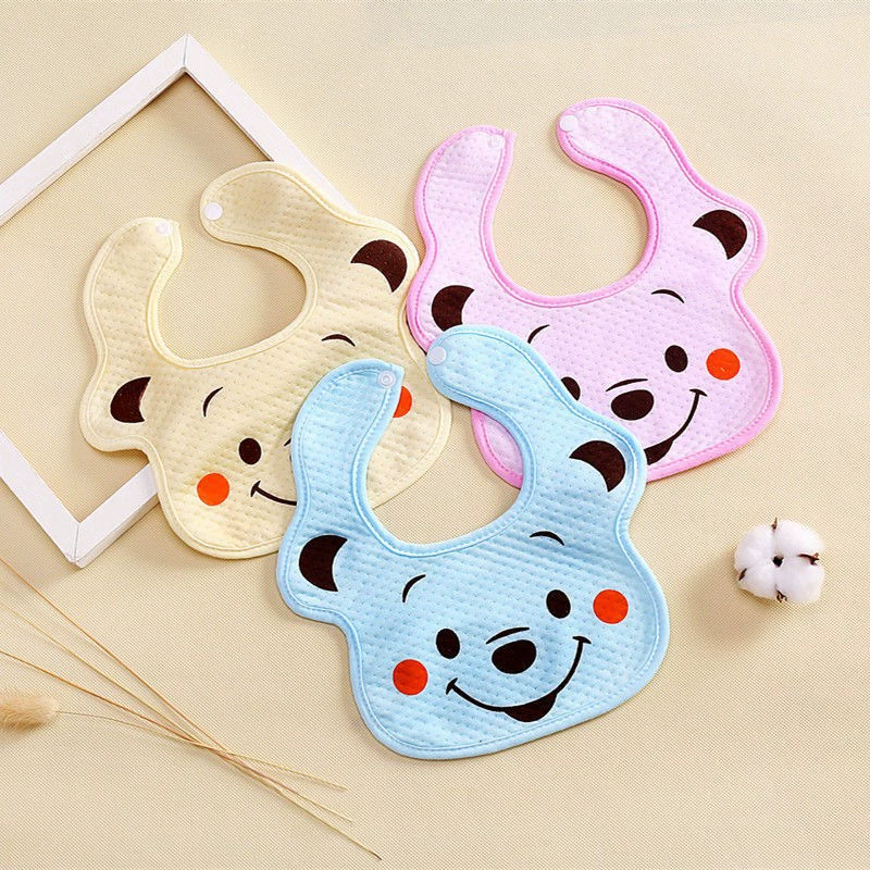 Детский нагрудник-салфетка, водонепроницаемый нагрудник для младенцев, удобный вращающийся нагрудник для новорожденных с высокой впитываемостью, с ремешком на шею.