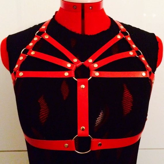Покупка кожаного изделия с прозрачной ПВХ- Brunswick? neck with a leather cage, с большой пряжкой