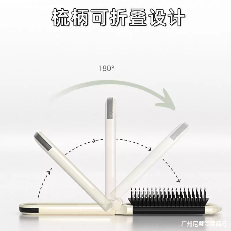 Handheld brush, folding small soft heel, air bag, mirror
