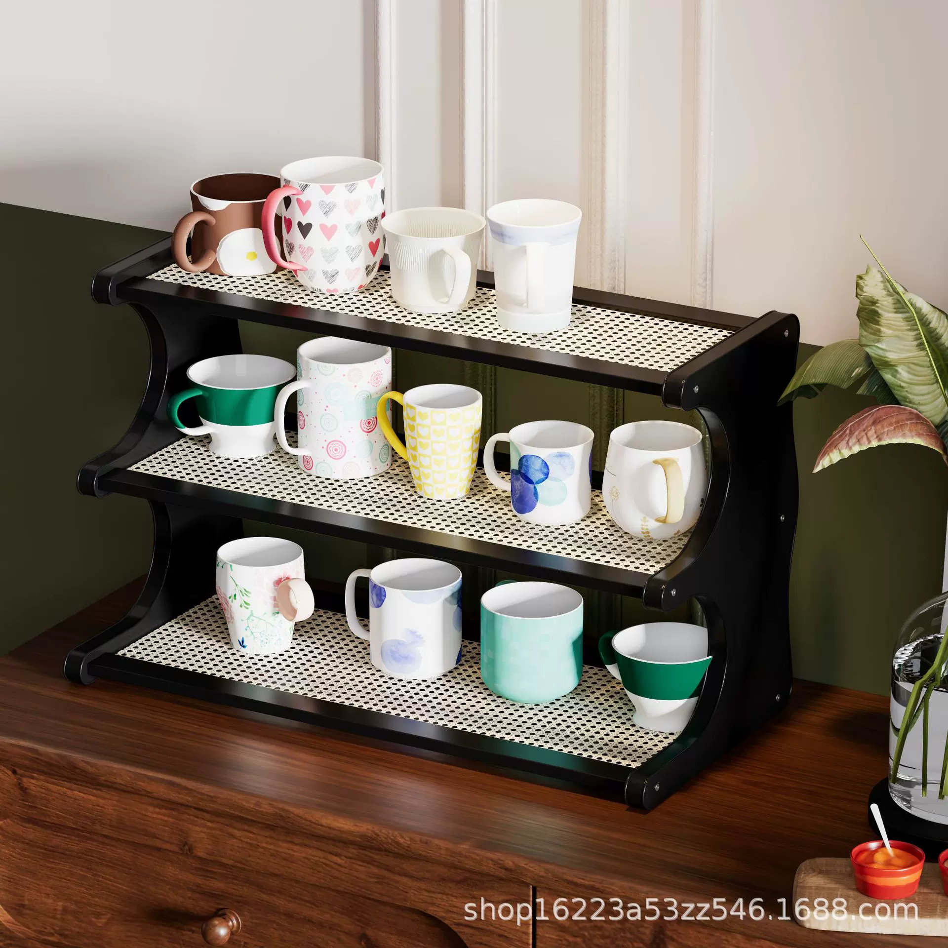 桌面置物架多层收纳架书架厨房用品办公家用杯架家居好物储物架子