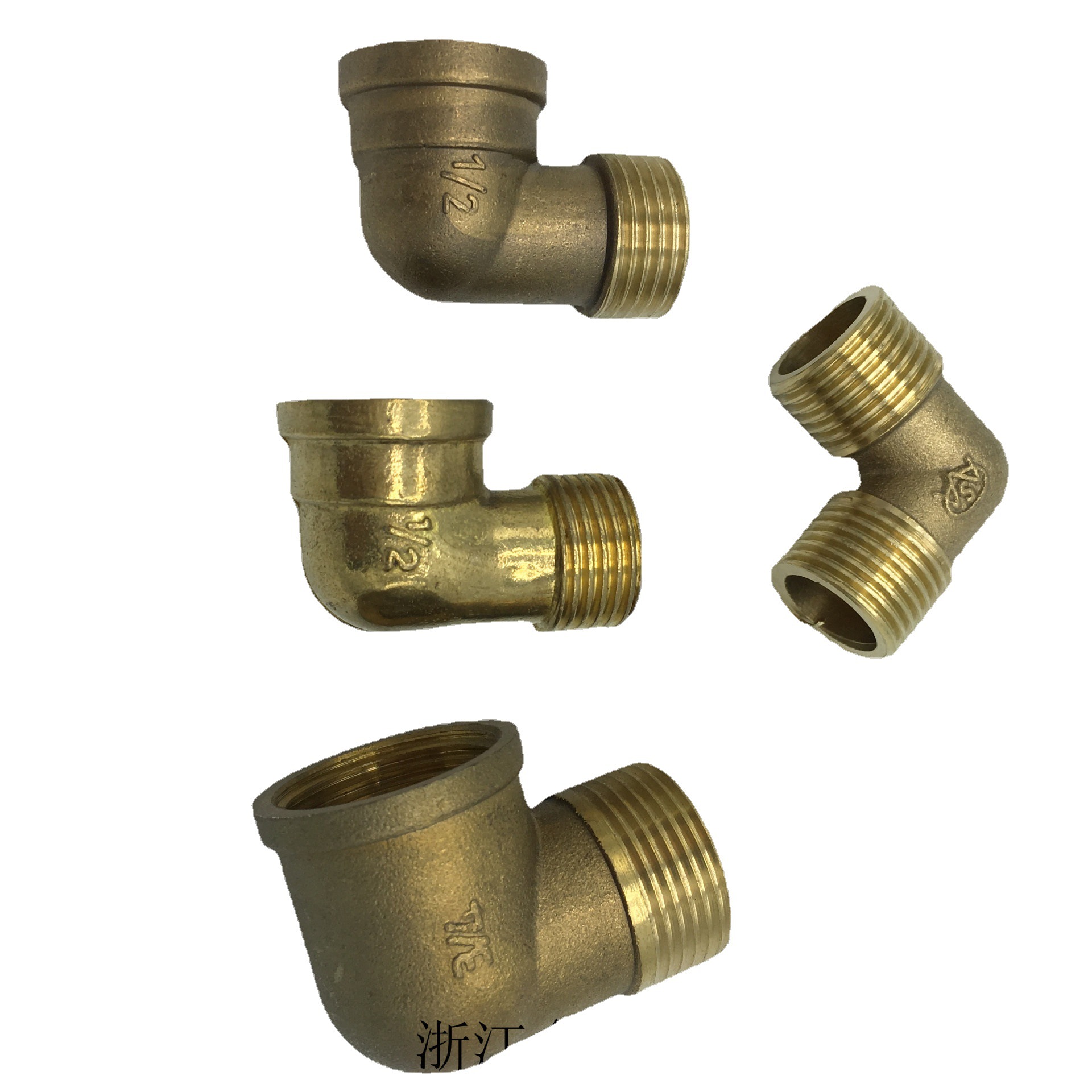 厂家直销90度直角内外丝铜接头160升喷雾机22 26 60型柱塞泵配件