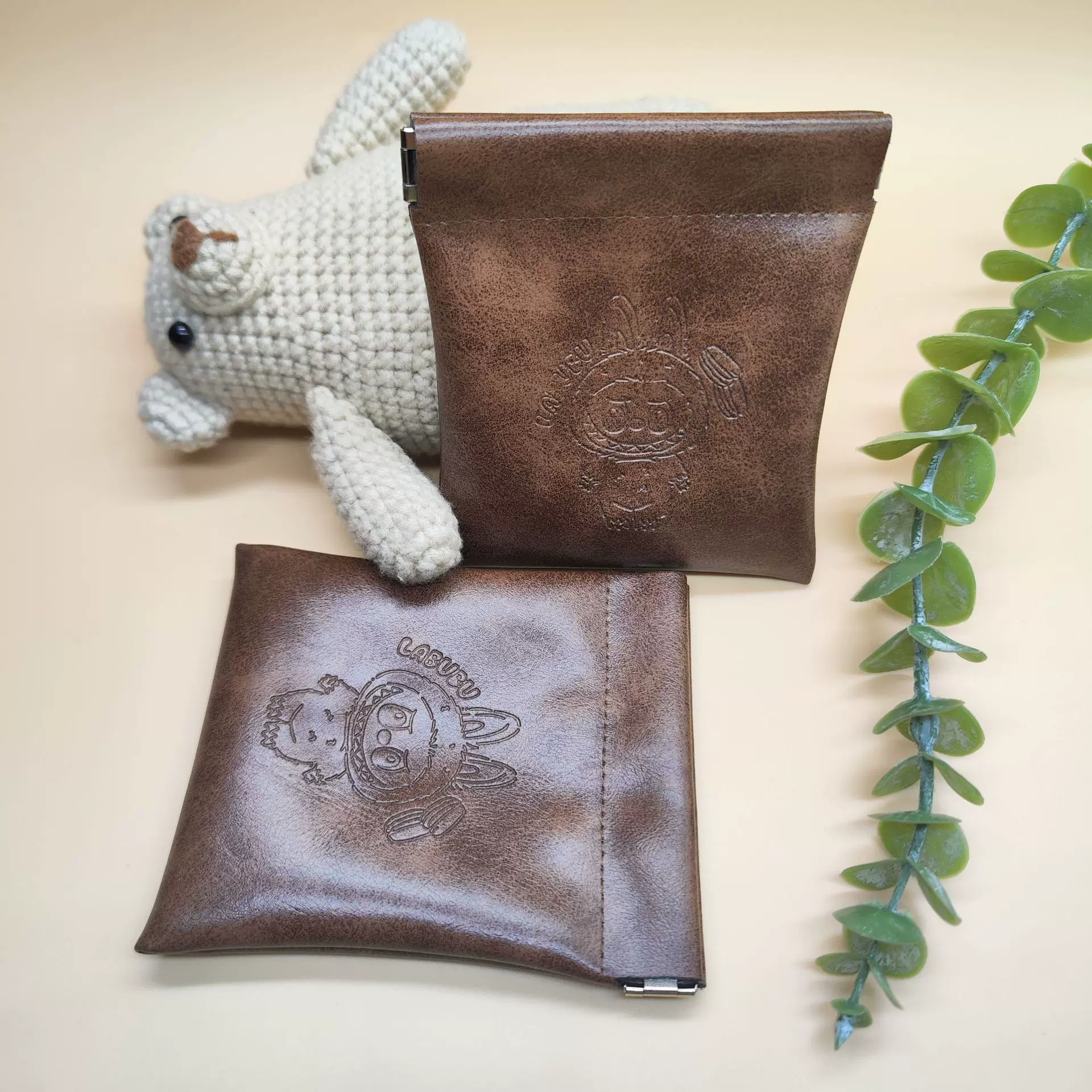 免费设计拉布布皮革弹片袋文玩手串包装袋项链戒指首饰品收纳袋