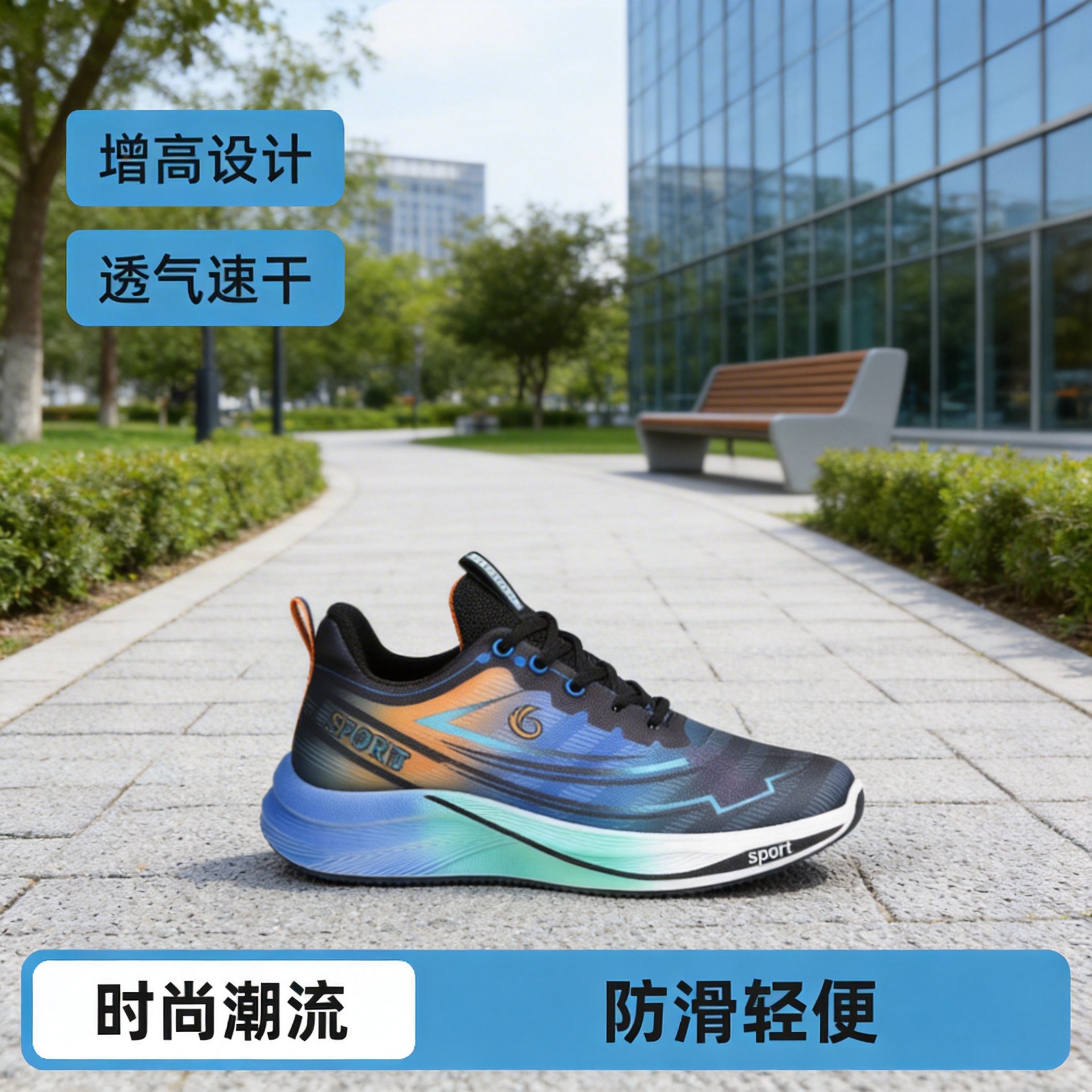 fashionable non-slip casual footwear for leisure