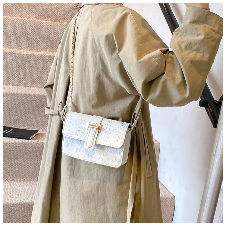 This stylish, high-quality, and trendy hand-held crossbody bag is a new cross-border women's bag for autumn and winter 2024. It features a checkered commuter single-shoulder bag undefined