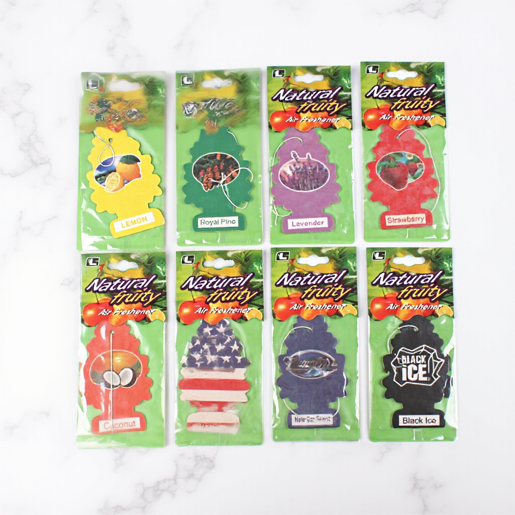 Cartoon creativo de automóviles perfumes perfumes perfumes tarjetas de impresión en color papel fresco automóvil personalizado perfumes para automóviles