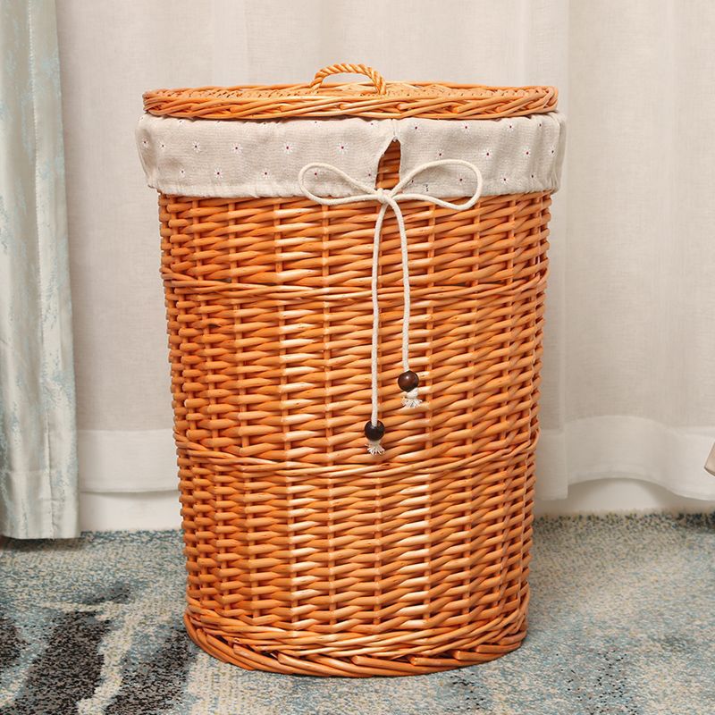 Cesta de almacenamiento de ropa sucia tejida de caña Cesta de ropa sucia Cesta de almacenamiento de ropa sucia