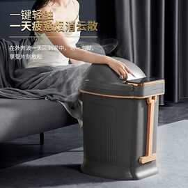 美菱高深泡脚桶全自动智能加热家用按摩洗脚足浴盆电动养生过小腿