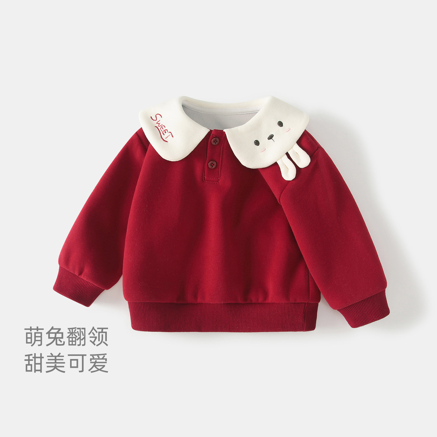 2026 New Style Autumn Sweatshirt for Baby Girls, Pullover Sweatshirt, Children's Jacket, Autumn First Birthday Clothes, Baby Top