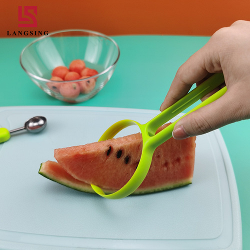 Manufacturer's two-in-one fruit ball scooper, stainless steel ball scooper, watermelon scooper, papaya seed remover